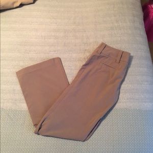 Tan boot cut dress pants